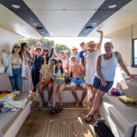 Luxury boat from inside